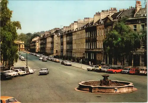 Postcard Bath Pulteney Street, Bath, Straßen (Street View) 1970
