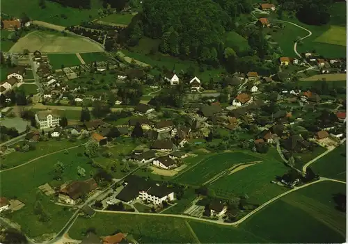 Ansichtskarte Melchnau Luftaufnahme (Flugbild H.R.Jufer, Hombrechtikon) 1990