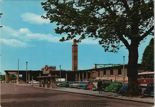 Postkaart Enschede Enschede (Eanske) Station N.S. Bahnhof 1970