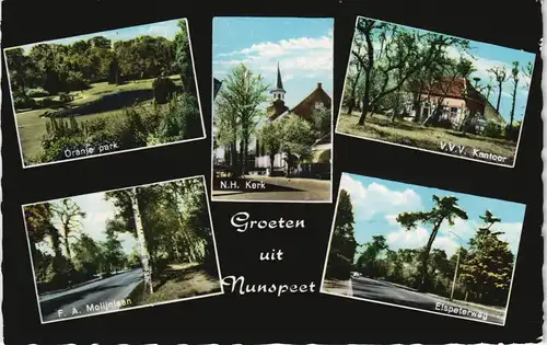 Postkaart Nunspeet Groeten uit Nunspeet Ortsansichten 1960