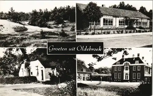 Postkaart Oldebroek Groeten uit Oldebroek Ortsansichten 1960
