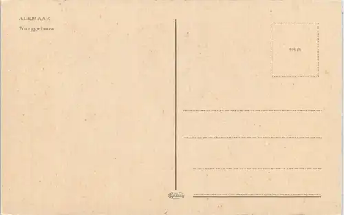 Postkaart Alkmaar Waaggebouw Ortsansicht 1970