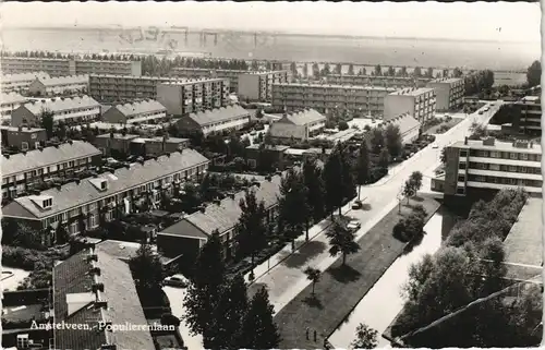 Amstelveen Populierenlaan Luftaufnahme Wohnsiedlung vom Flugzeug aus 1965