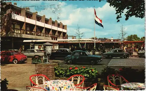 Bergen op Zoom Ortsansicht Plein Geschäftsstrasse Autos Verkehr 1966