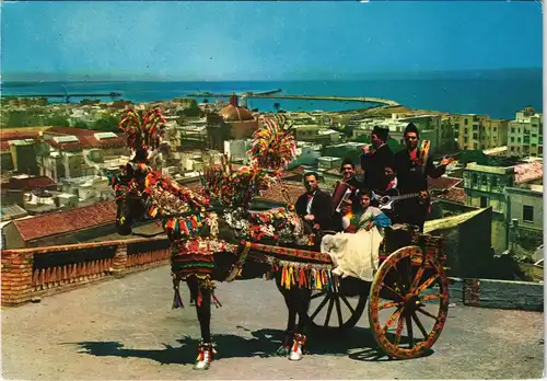 Syrakus (Syracusa) Siracusa (Sarausa) SICILIA Carretti   Sizilien Italien 1970