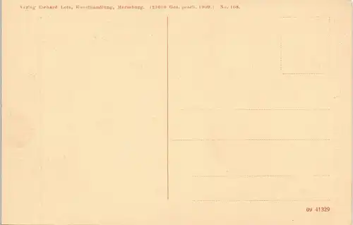 Ansichtskarte Merseburg Hauptportal und nördlicher Schlosshof 1909