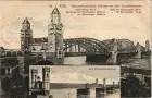 Ansichtskarte Köln 2 Bild Hohenzollernbrücke u. Eisenbahnbrücke 1912