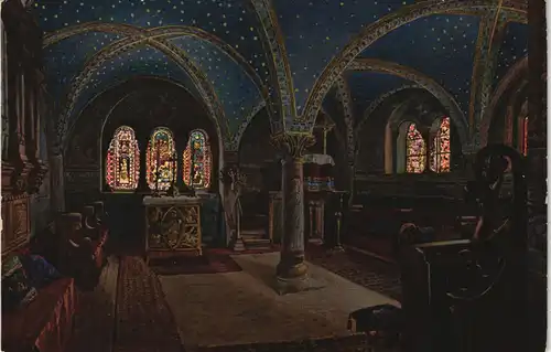 Ansichtskarte Eisenach Wartburg - Kapelle, Innen 1912