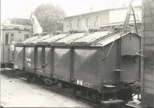 .Sachsen Schmalspurbahn Radebeul Ost - Radeburg, Spezialwagon 1978 Privatfoto Foto