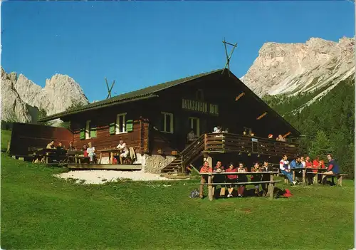 St. Christina in Gröden Santa Cristina Valgardena Sangon Hütte 1860 m. 1980
