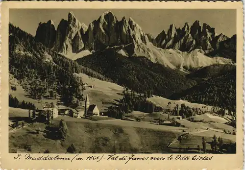 .Trentino-Südtirol J. Maddalena (m. 1365) Val di Funes Odte bitles 1950