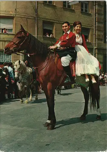 .Italien Italia LA CAVALCATA SARDA, SASSARI, Costumi di URI 1986