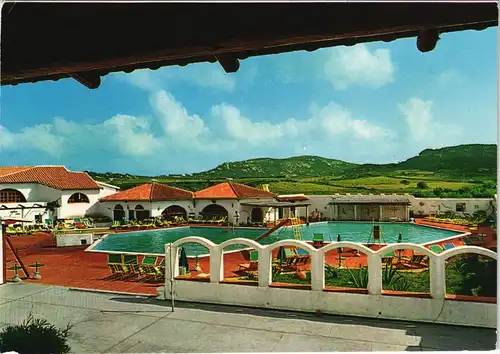 Cartoline Arzachena (Sardinien) Ringo Hotel auf Sardinien 1970