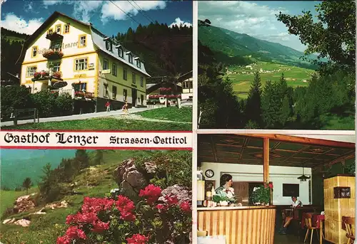 Ansichtskarte Strassen GASTHOF LENZER BES. JOHANN BURGLER 1980