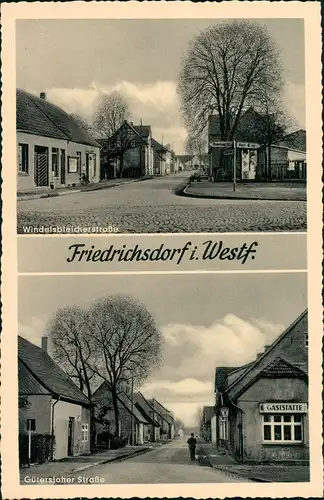 Friedrichsdorf Westfalen Gütersloh 2 Bild Gütersloher Windelsbleichstraße 1952