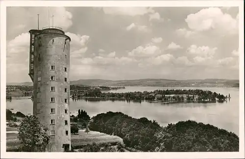 Insel Mainau-Konstanz Jugendherberge Staad-Allmannsdorf Blick Insel Mainau 1957