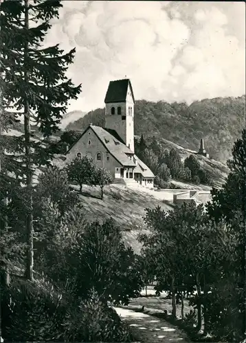 Ansichtskarte Schönau im Schwarzwald Künstlerkarte Bergkirche 1979
