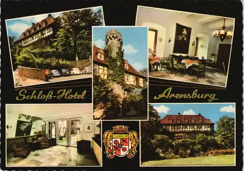 Ansichtskarte Rinteln HOTEL SCHLOSS ARENSBURG Region Rinteln Umland 1963