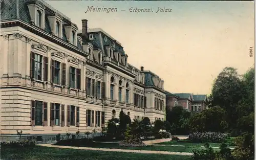 Ansichtskarte Meiningen Erbprinzl. Palais Gebäude Ansicht 1908