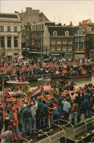 Den Haag Den Haag "Gullitis" Straßen Fest mit vielen Zuschauern 1975