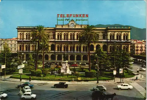 Palermo Palermo (Palermu) Piazza Giulio Cesare e stazione centrale 1975