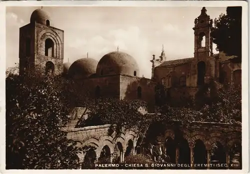 Palermo Palermo (Palermu) CHIESA S. GIOVANNI DEGLI EREMITI, Kirche 1940