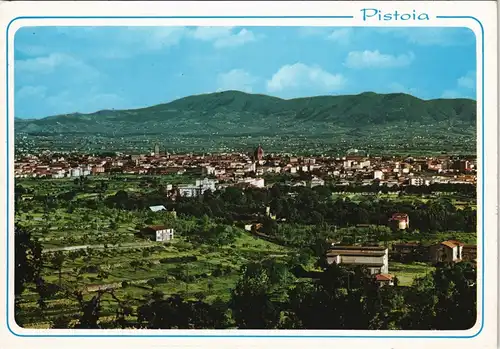 Cartoline Pistoia Panorama Gesamtansicht 1990