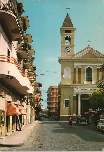 Cartoline Poggiomarino Via De Marinis Parrocchia di S. Antonio 1970