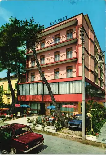 Cartoline Riccione Hotel "EVEREST" Viale N. Bixio 1967