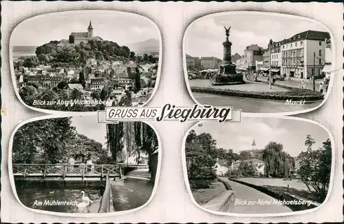 Siegburg Stadtteilansichten u.a. Markt, Mühlenteich uvm. 1965/1964