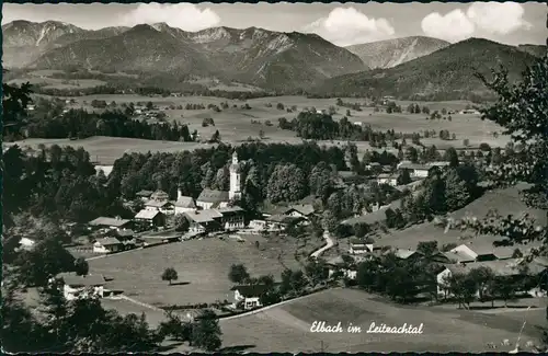 Ansichtskarte Elbach-Fischbachau Panorama Blick Leitzachtal 1970