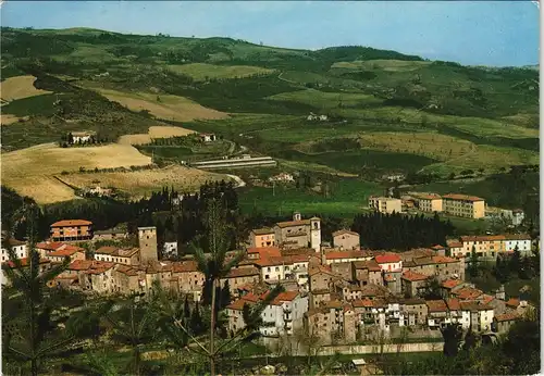 .Italien Italia PORTICO DI ROMAGNA (Forll) Panorama Ortsansicht 1980