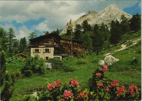 Sankt Vigil San Vigilio di Marebbe RIFUGIO FANES HÜTTE Berghütte Dolomiten 1982