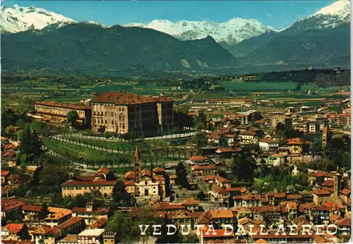 Cartoline Rivoli Scorcio panoramico e Castello visti dall'aereo 1975