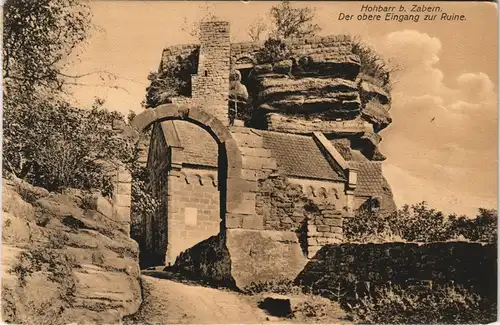 CPA Zabern Saverne Burg Hohbarr (Château du Haut-Barr) 1907