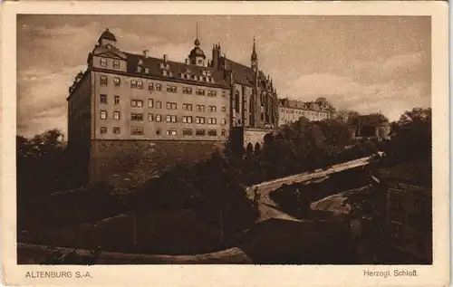 Ansichtskarte Altenburg Schloß Gesamtansicht Herzogliches Schloss 1920