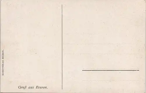 Ansichtskarte Beuron Panorama-Ansicht Totalansicht 1910