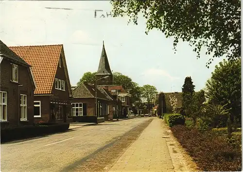 Postkaart Almen Dorpsstraat Dorfstrasse 1975