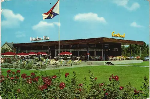 Postkaart Amstelveen Café-Restaurant CENTRAAL 1970