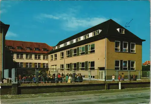 Postkaart Koksijde Ster der Zee, Schule 1970