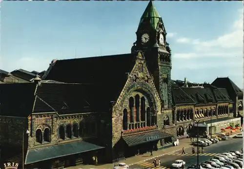 CPA Metz Bahnhof La Gare, Railway Station 1975