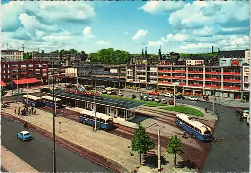Postkaart Arnheim Arnhem ARNHEM, Stationsplein Bus Bahnhof 1970