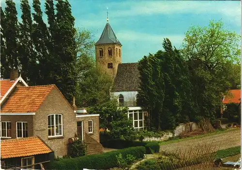 Postkaart Bemmel (Lingewaard) Ned. Herv. Kerk Partie a.d. Kirche 1980