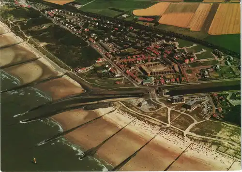 Postkaart Cadzand Luftaufnahme, Aerial View 1980
