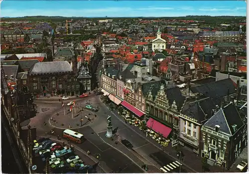 Postkaart Haarlem Luftaufnahme Centrum vom Flugzeug aus 1980