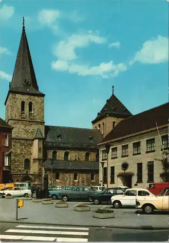 Postkaart Heerlen Emmaplein, diverse Autos Auto-Modelle 1971