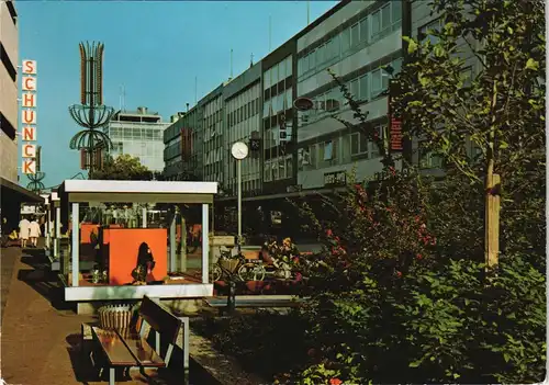 Postkaart Heerlen Geschäftsstrasse Promenade Fußgängerzone 1980