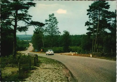 Postkaart Rijssen-Holten Toeristenweg Holterberg 1967