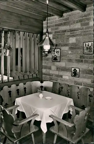 Ansichtskarte Grafenhausen Schwarzwaldhotel Tannenhof - Innen 1962