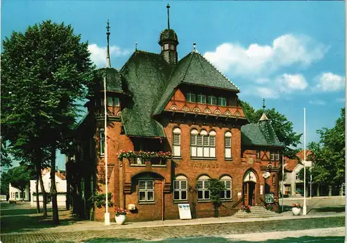 Ansichtskarte Burg auf Fehmarn Ostseebad Partie am Rathaus 1978